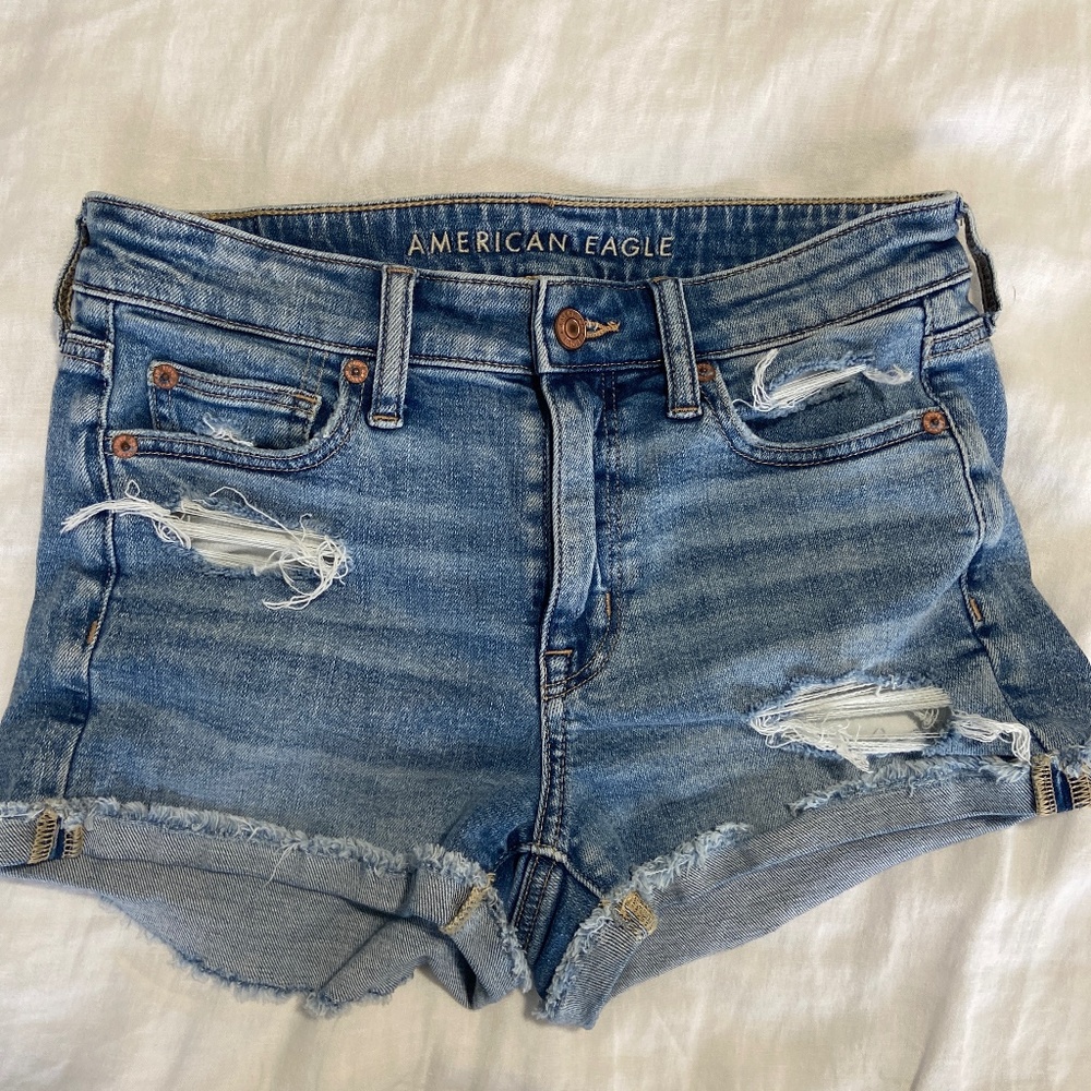 American eagle jean shorts